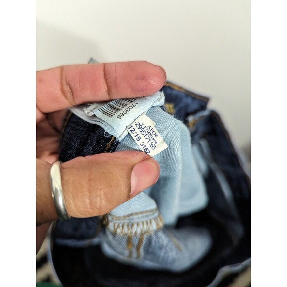 American Eagle AE Blue Original Boot Leg Dark Wash Jeans Men Size 31 EUC - Picture 7 of 7